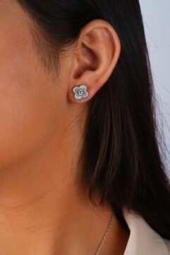 Fortune Bloom – 925 Sterling Silver Earrings