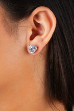 Celestial Heart – 925 Sterling Silver Earrings