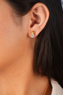 Eternal Grace (Gold) – 925 Sterling Silver Earrings