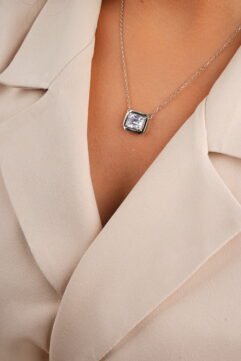 Contour Radiance – 925 Sterling Silver Necklace