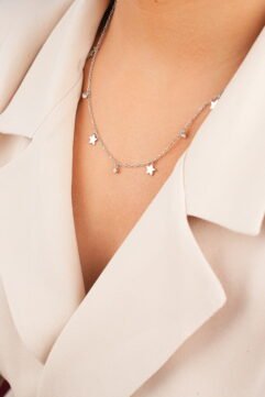 Cosmic Charm – 925 Sterling Silver Necklace