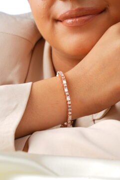 Regal Opulence (Rose Gold) – 925 Sterling Silver Bracelet
