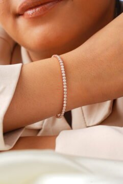 Starlight River (Rose Gold) – 925 Sterling Silver Bracelet