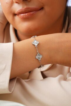 Fortune Bloom – 925 Sterling Silver Bracelet  