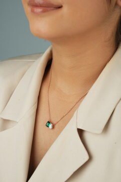 Lumina Duo (Rose Gold) – 925 Sterling Silver Necklace